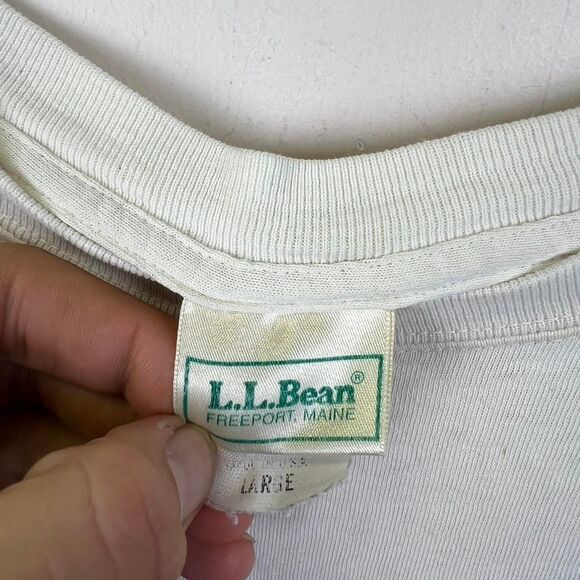 L.L.Bean Atlantic Ridley Turtle Tee Rare Size L - Picture 8 of 8